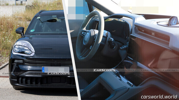 El tablero eléctrico del Porsche Cayenne presenta cuatro pantallas y apenas botones | Carscoops